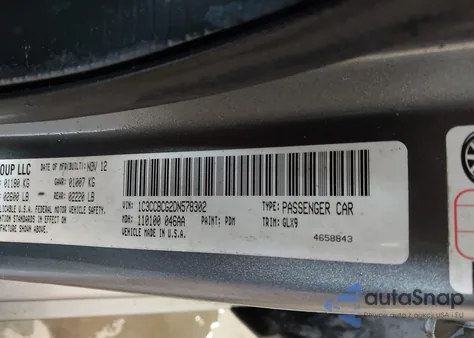 2013 Chrysler 200 Limited from USA, damaged, VIN 1C3CCBCG2DN578302